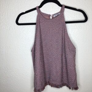 Zara Trafaluc Halter Neckline Woven Top S